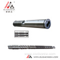 bimetallic nitride chrome parallel twin screw for extruder manufacturing line accessories/spare parts for the extrusion machine
